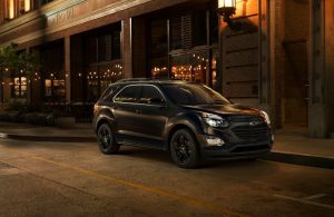 blacked-out 2017 Chevy Equinox Midnight Edition