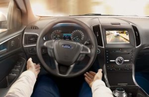 illustration of Ford evasive steering assist