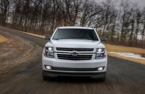 2018 Chevy Tahoe on the road