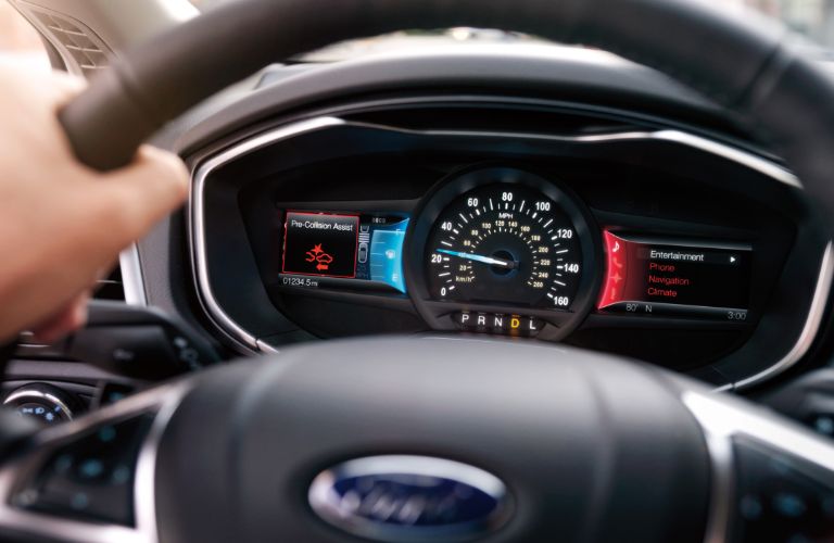 instrument cluster of the 2020 Ford Fusion