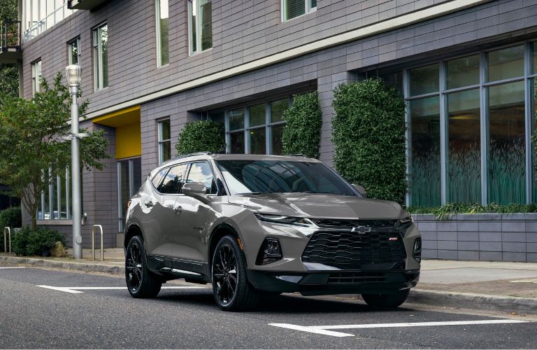 2021 Chevrolet Blazer driving on the road
