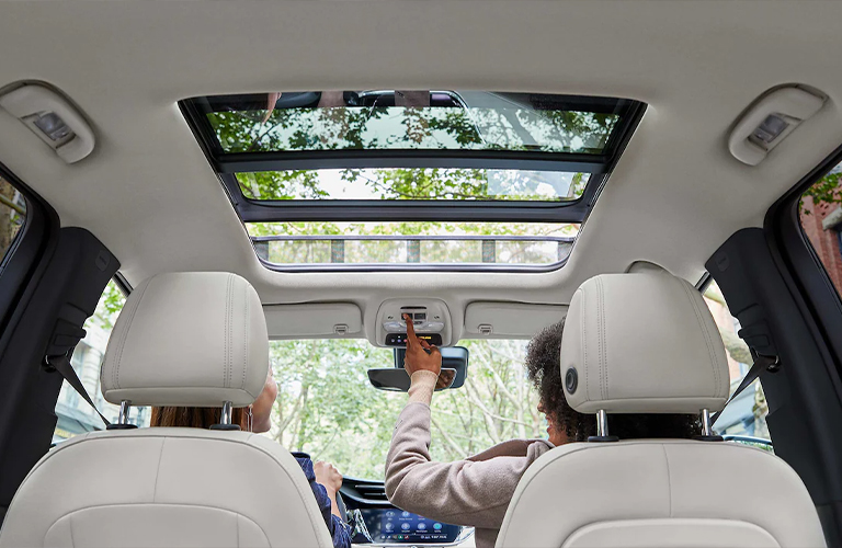 Sunroof view of the 2022 Buick Encore