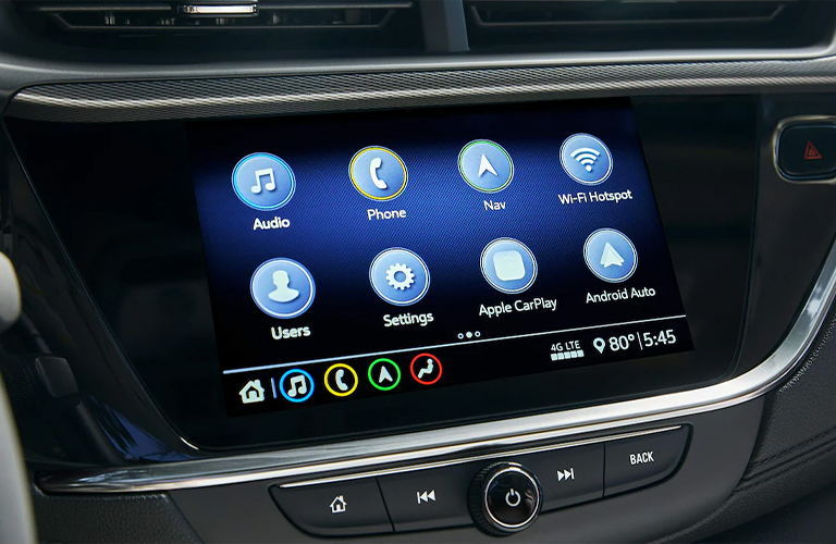 Infotainment system of the 2022 Buick Encore