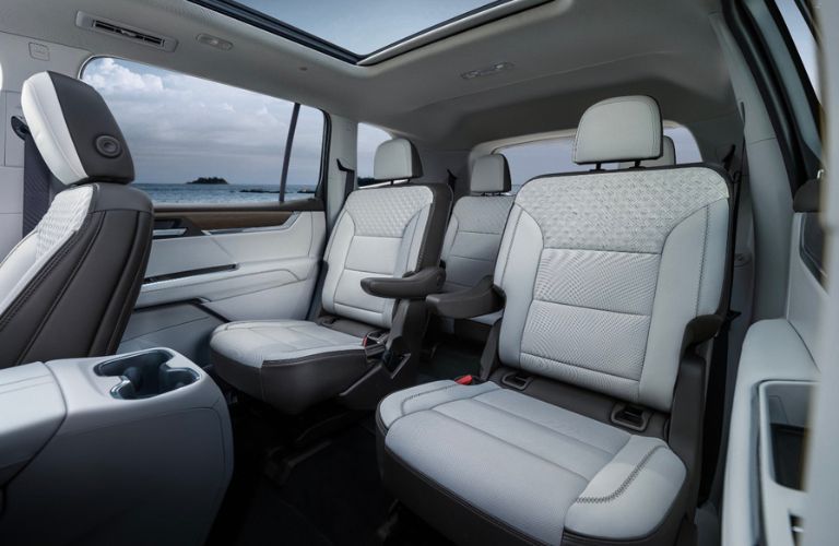 2024 GMC Acadia Rear Seats and Sunroof