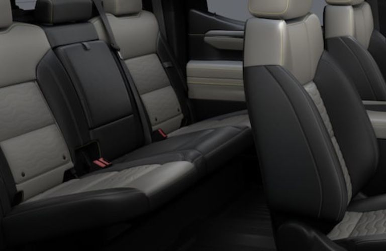 Cutaway View of 2024 Chevy Silverado 1500 Rear Interior